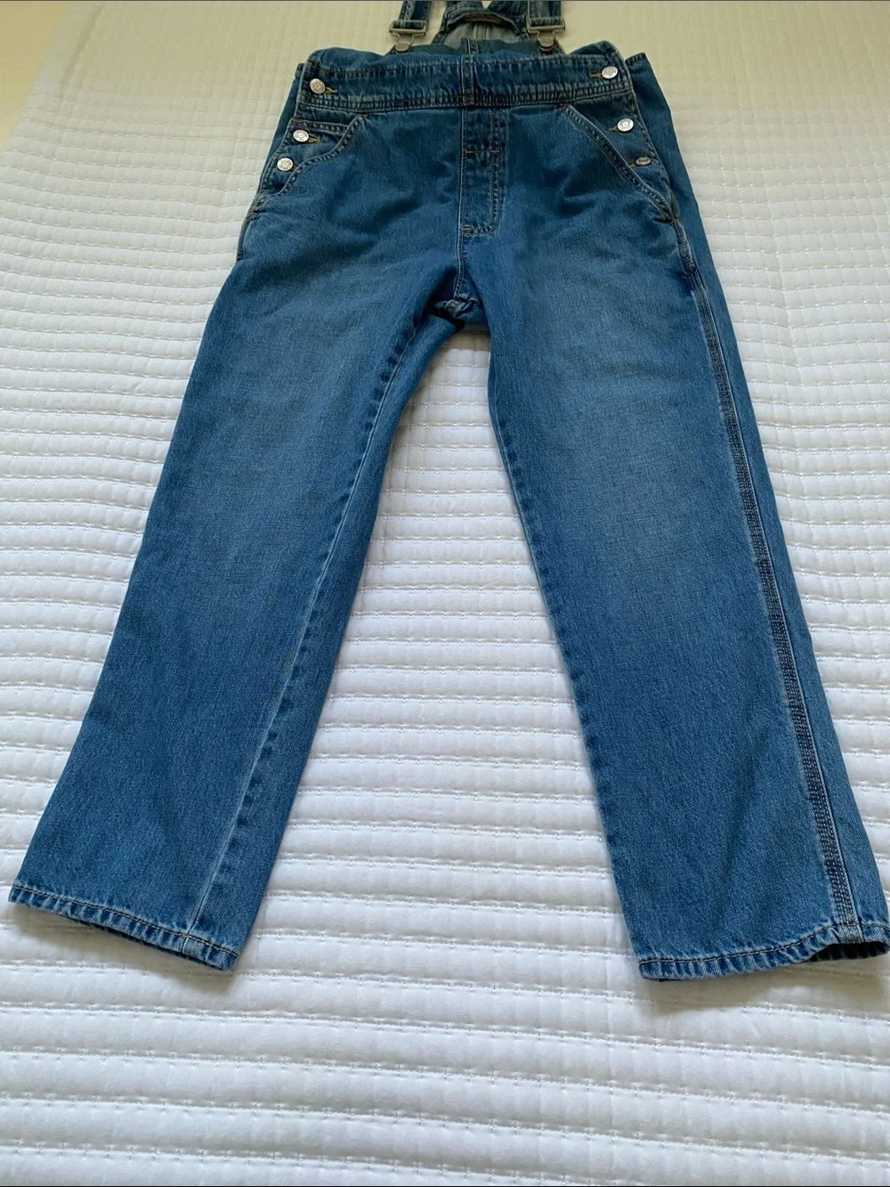 GAP Blue Denim Bibbed Overalls Women’s Size Small